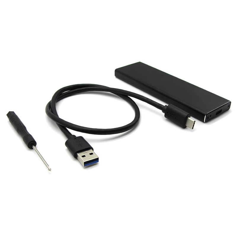 M.2 NGFF转USB3.1 Type-C转接卡 NGFF SSD转USB3.1移动硬盘转接盒 - 图0