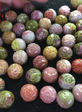 四川盐源玛瑙一物一图佛珠手链