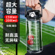 Water cup men's anti-fall new 2025 large capacity high temperature resistant sports fitness portable outdoor summer plastic cup for students