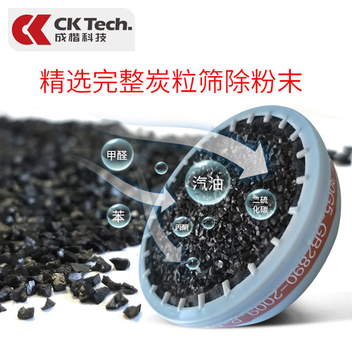 防毒面具防粉尘喷漆农药化工气体专用防异味甲醛防护面罩 - 图2