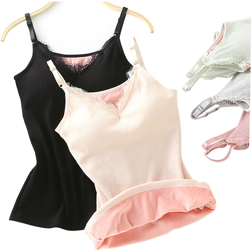 北极绒秋衣保暖加绒无痕背心打底衫 北极绒原来保暖上装