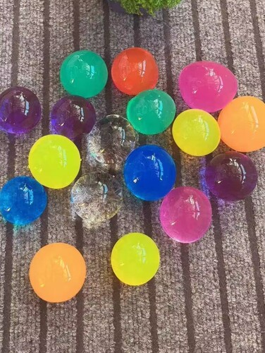 特大霸王珠超大吸水球泡大珠水宝宝玩具海绵宝宝吸水珠海洋球龙珠 - 图1