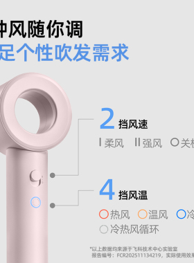 飞科H5吹风机高速家用负离子护发