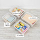 Alice organizes large transparent storage box with cover