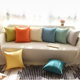 Thick linen large pillow case Nordic long cushion size