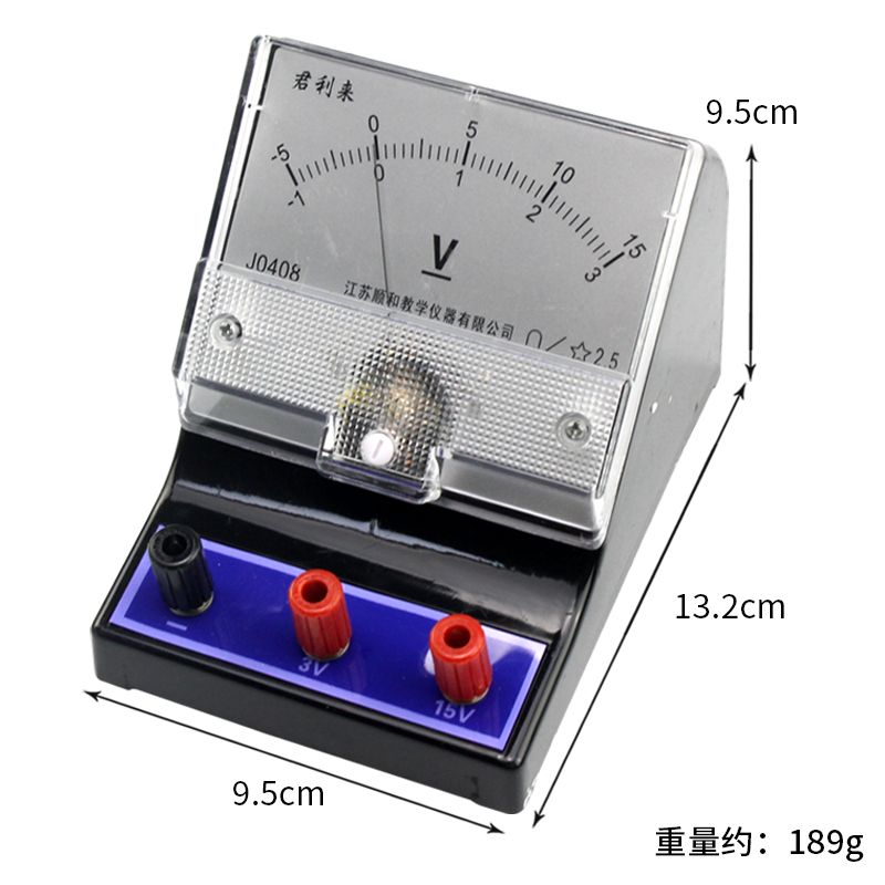 学生物理实验器材电流表电压表初中学生实验用电压表电流表电路实验直流电流表2.5级0.6A3A指针式安培表J0407-图1