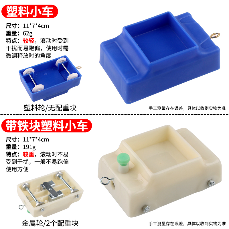 测平均速度实验套装斜面小车长木板木块学生秒表初中物理力学操作考试用品教学仪器器材教具 - 图2