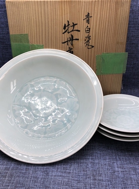 日本回流瓷器盘子大钵