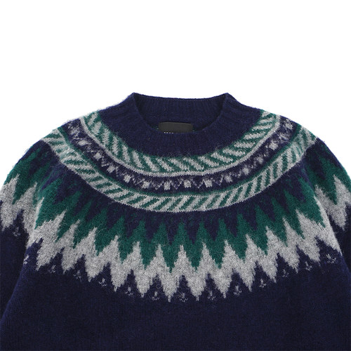 Howlin MAGICIAN IN THE MOUNTAIN 男女中性款民族风绵羊毛毛衣 - 图0