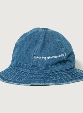 INNAT EMBROIDERED METRO HAT 手工刺绣牛仔渔夫帽