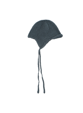 KIJIMA TAKAYUKI COTTON BOUCLE EAR BEANIE 匹马棉女式针织帽