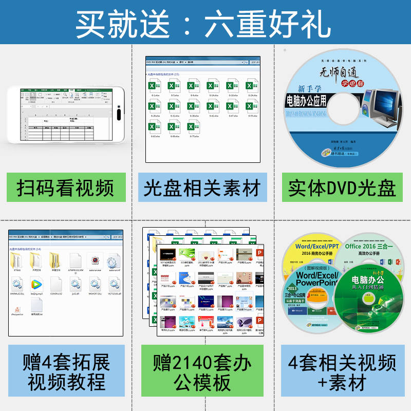 新手学电脑办公应用 无师自通学电脑 赠DVD1张 北京日报出版社 黄晓璐 梁玉萍编著 - 图0