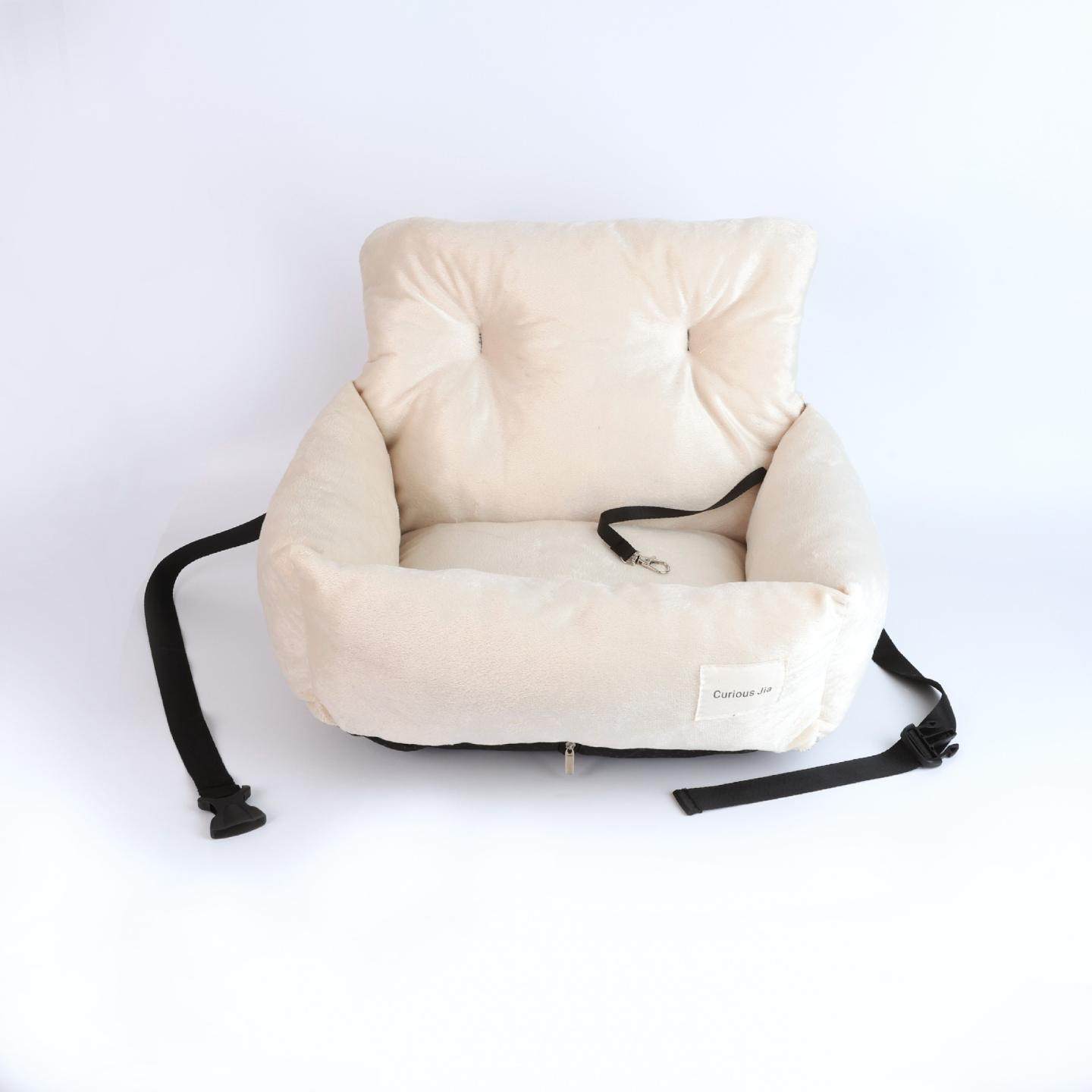 新款宠物车载窝外出窝锁扣安全窝沙发日用加绒舒适垫狗猫窝礼品,淘宝优惠券,粉丝福利购,淘宝优惠卷