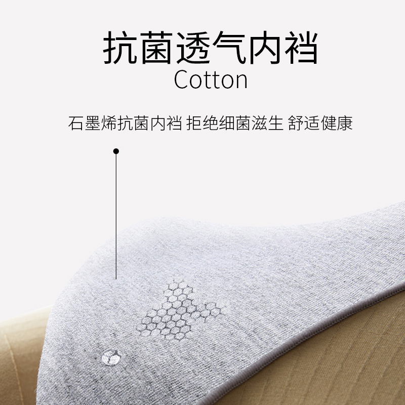 南极人男士纯棉透气男生个性头短裤 南极人梓鹏内裤