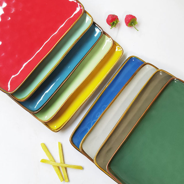 14.2-inch fruit tray ceramic storage household simple
