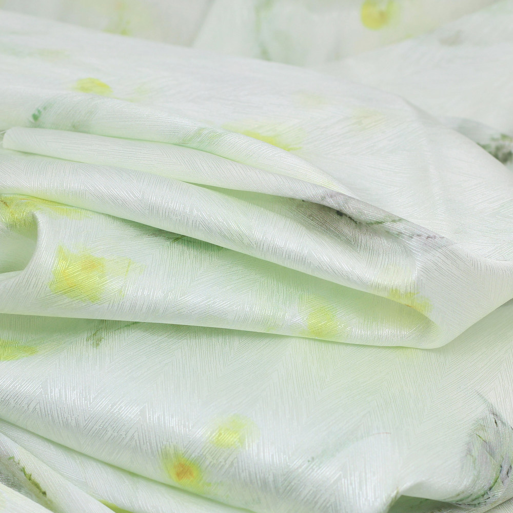 120gsm 古风淡彩人字暗纹汉服面料 40313 淡水墨娃衣手工布组布料 - 图2