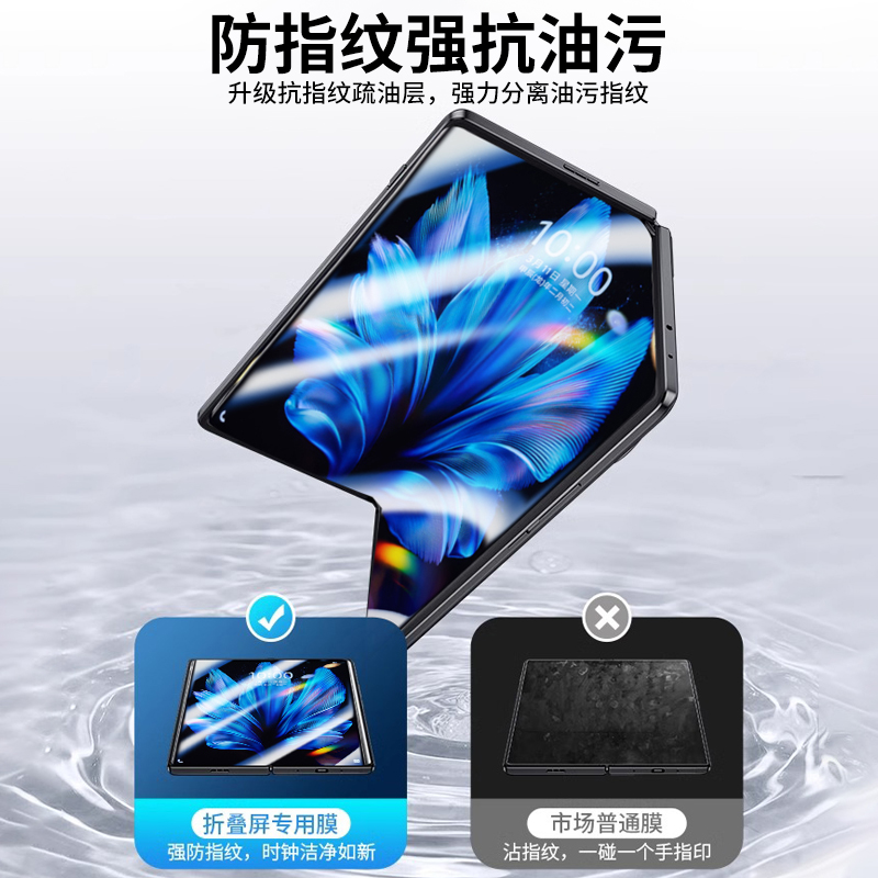 适用vivoxfold3pro手机膜xfold+钢化膜fold2防窥膜vivofold3折叠屏x水凝vivo外屏保护全包边框配件镜头铰链软 - 图3