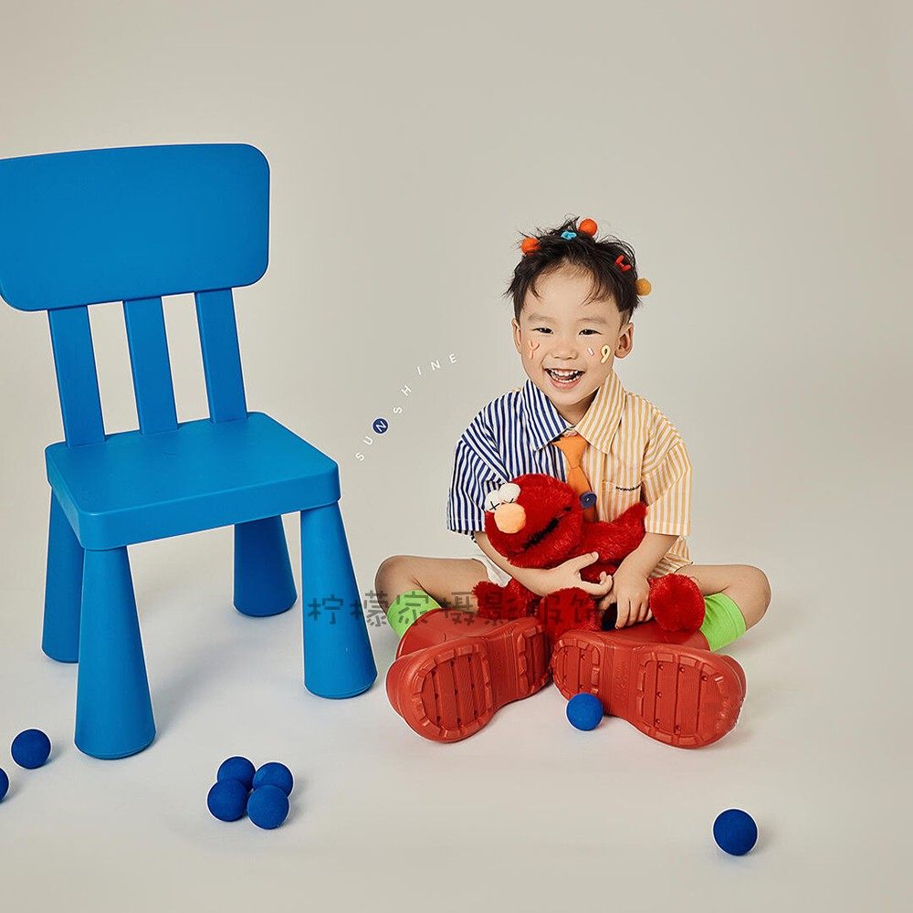 儿童摄影服装时尚潮牌个性条纹服装影楼男孩特色演出走秀拍照主题,淘宝优惠券,粉丝福利购,淘宝优惠卷