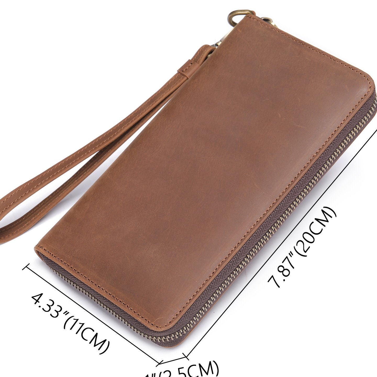 秋冬手抓包男款腋下包头层牛皮钱包真皮男士手拿包复古手包休闲,淘宝优惠券,粉丝福利购,淘宝优惠卷