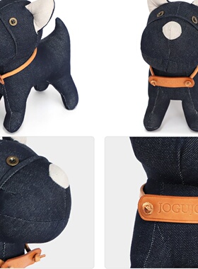 2026新款新款手工布艺狗狗公仔家居摆件生日礼物小清新萌宠玩偶