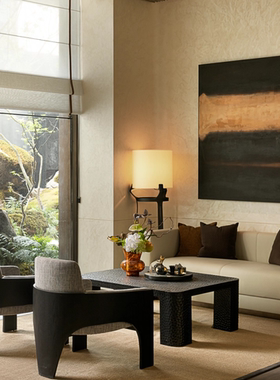 样板间售楼处老钱风装饰画书柜展示画软装设计玄关酒店民宿装饰画