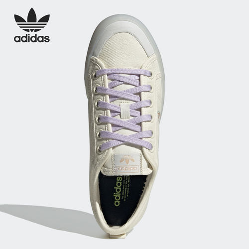 Adidas/阿迪达斯正品三叶草NIZZA 男女低帮帆布鞋板鞋 GX2731 - 图2