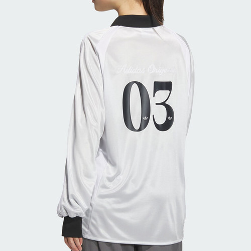 Adidas/阿迪达斯正品三叶草女士时尚舒适休闲长袖POLO衫JD1129 - 图1