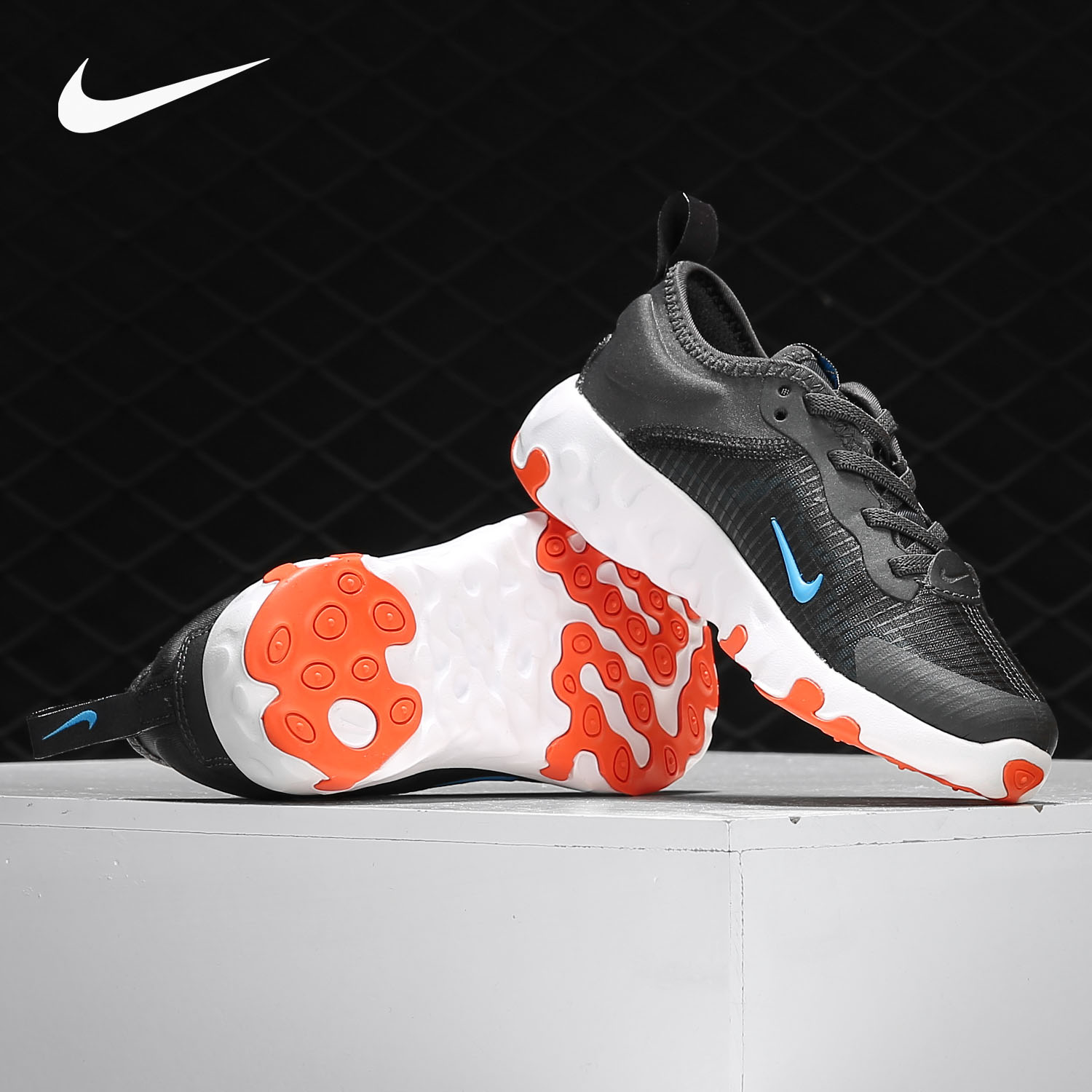 Nike/耐克正品 RENEW LUCENT 儿童休闲运动童鞋CD6904-100 - 图1