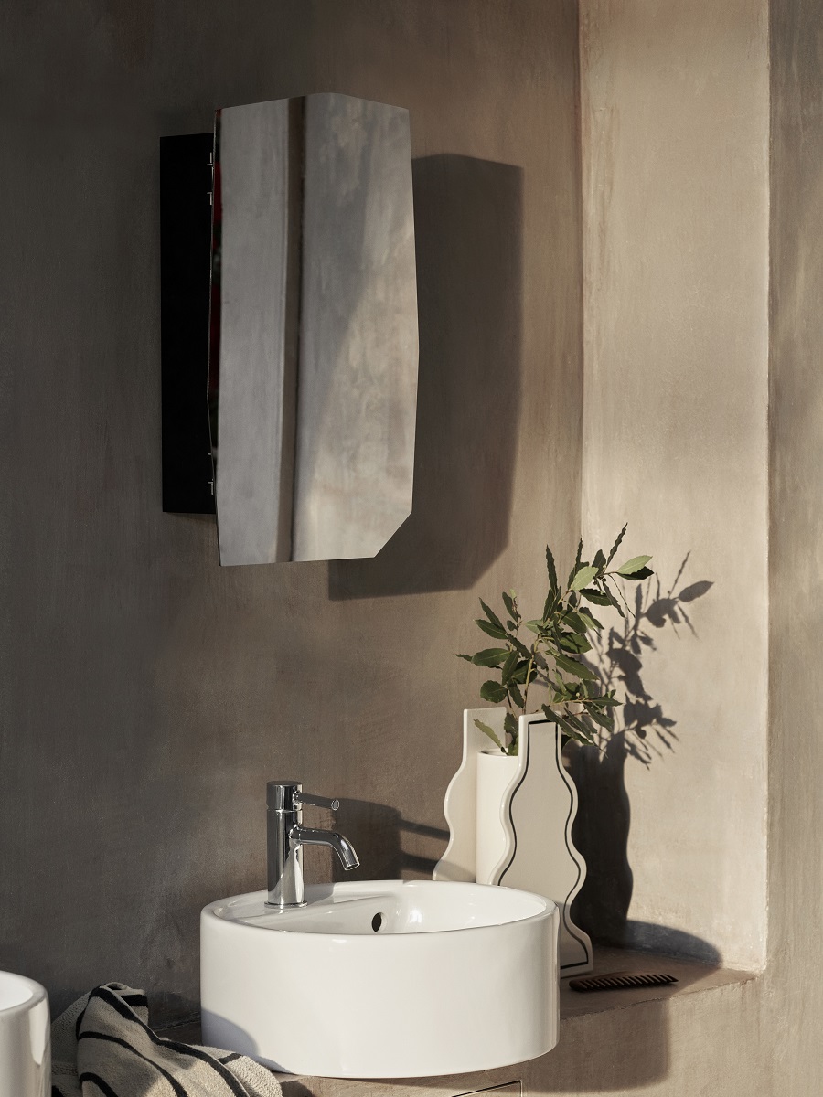 新品 丹麦ferm LIVING Shard系列穿衣镜浴室镜落地镜北欧设计柜镜 - 图1