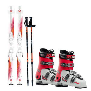 法国Dynastar滑雪板滑雪鞋双板儿童套装可伸缩滑雪靴儿童滑雪装备