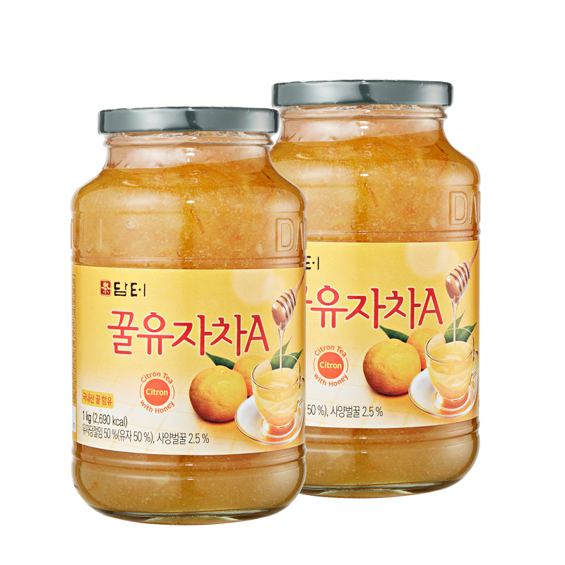 韩国原装进口丹特牌果味茶柚子茶 丹特蜂蜜果味茶
