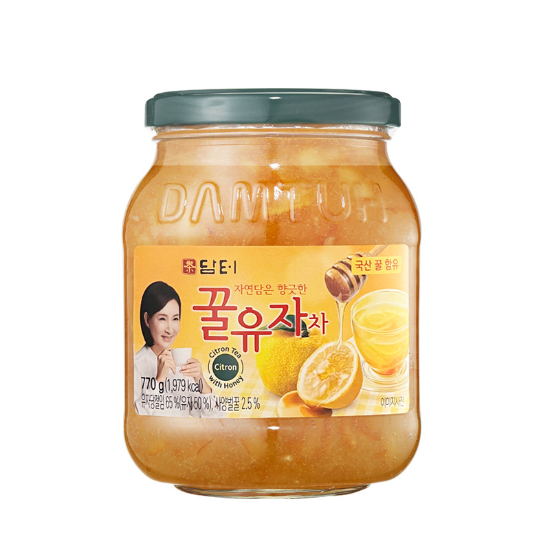 韩国原装进口丹特牌蜂蜜770g柚子茶 丹特蜂蜜果味茶