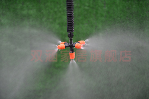 十字雾化微喷大棚温室防尘加湿降温消毒自动浇花喷雾头滴灌喷头 - 图0