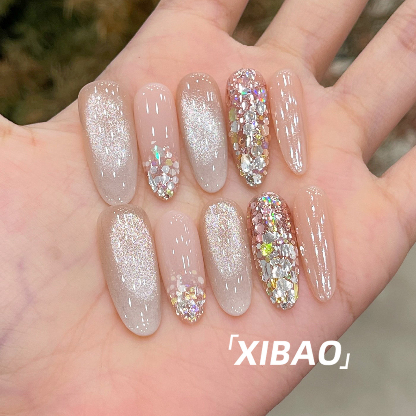 猫眼美甲穿戴甲2025新款高级感绝美新娘婚甲纯手工中长款指甲贴片,淘宝优惠券,粉丝福利购,淘宝优惠卷