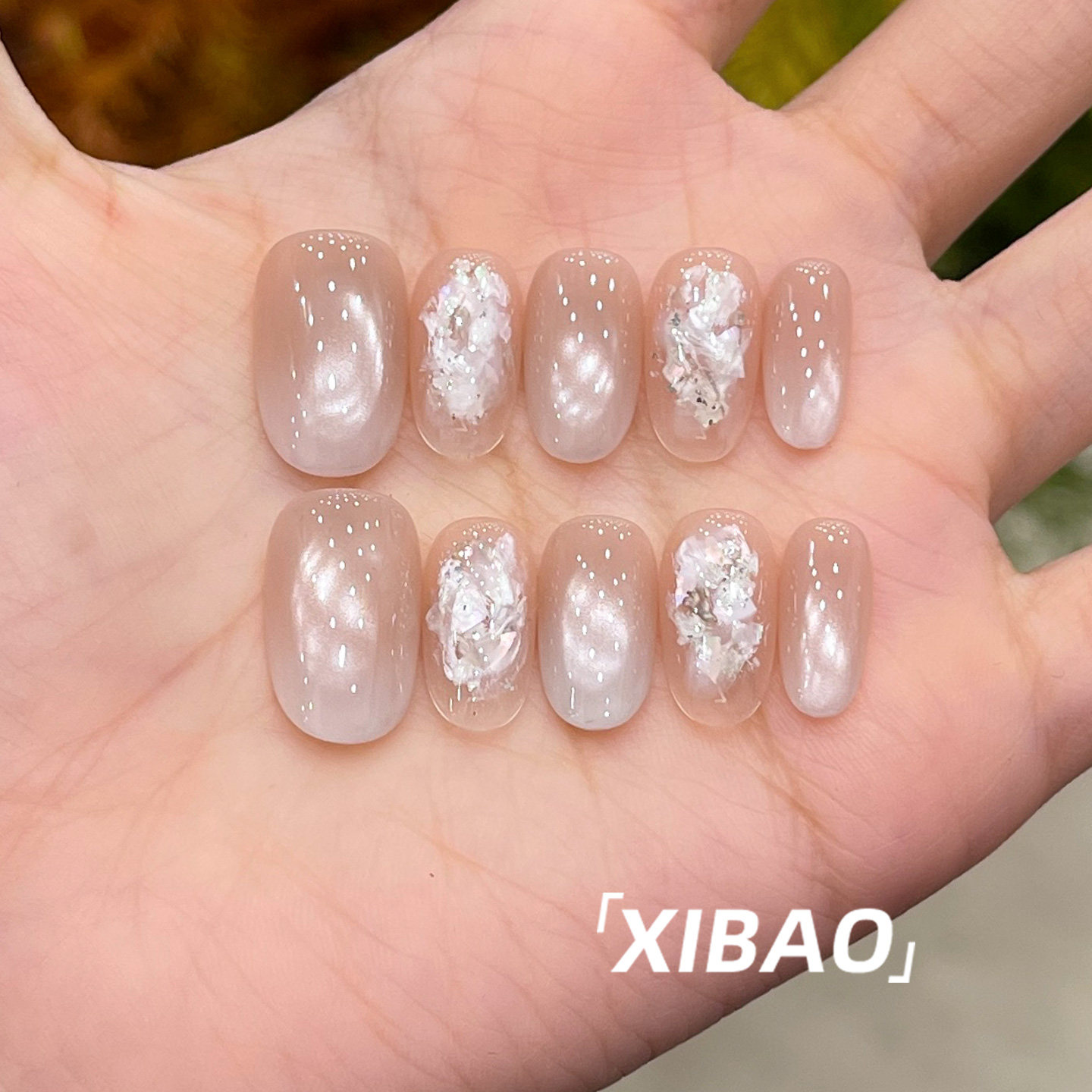 猫眼穿戴甲2025新款高级感绝美穿戴美甲短款高端手工显白指甲贴片,淘宝优惠券,粉丝福利购,淘宝优惠卷