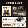 Lightweight folding Yuyue aluminum alloy multifunctional wheelchair