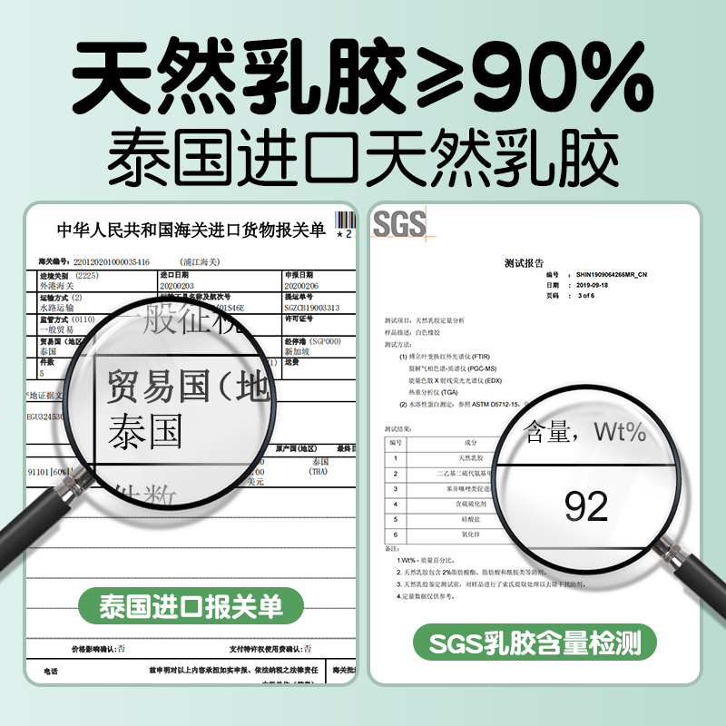 婴儿床垫天然乳胶橡胶软垫新生儿宝宝床褥儿童幼儿园定制午睡褥垫 - 图0