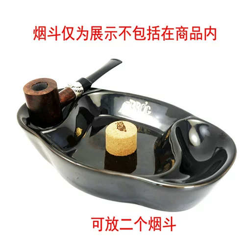 Бесплатная доставка туманная туманная пепельница подарочная коробка костяная фарфоровая керамика 2 дымовая чашка для дымового ковша для отправки пробков