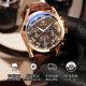 Genuine leather luminous high-end men's watch
