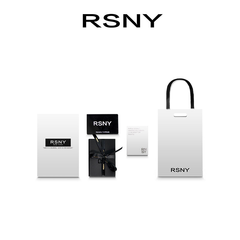 rsny纯银男女对戒开口简约情侣戒指 RSNY戒指/指环