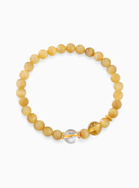 卡蒂罗金絮虎眼石手串925银新中式小众星云能量场手链生日礼物