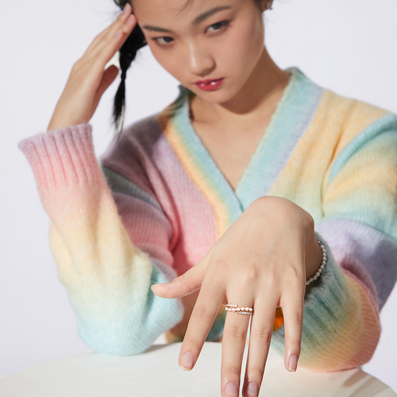 闪耀光芒戒指女小众设计时尚个姓简约开口 珠宝节专享 KADER 闪耀光芒戒指女小众设计时尚个姓简约开口 珠宝节专享 KADER