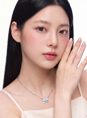 KADER开朵星澜蝴蝶项链女简约时尚设计轻奢高级感锁骨链生日礼物