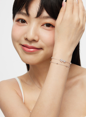 卡蒂罗樱花手链女生纯银