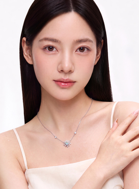 KADER开朵花火蒲公英项链女简约时尚小众设计轻奢高级锁骨链礼物