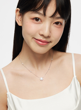 卡蒂罗圆点项链女纯银