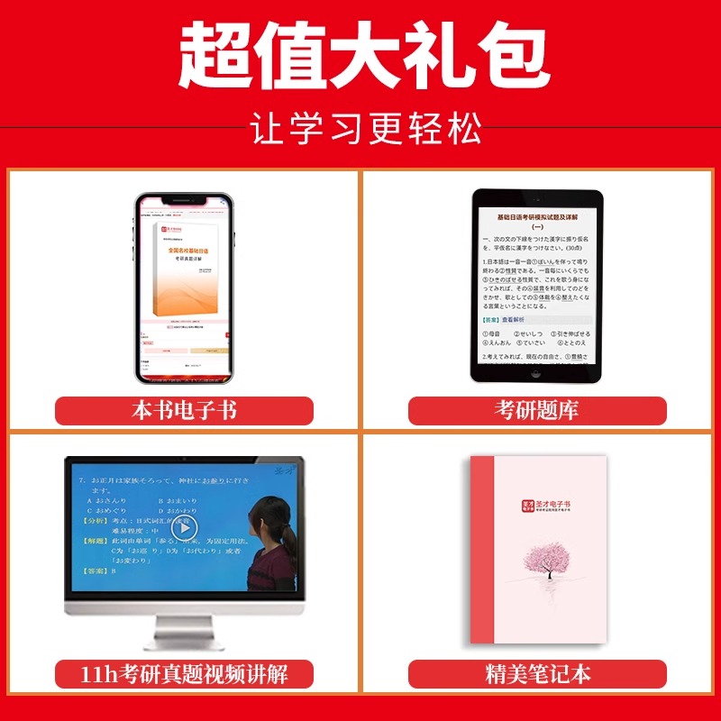 圣才】25考研专业课日语专业基础日语考研真题详解第4版赠电子书题库真题解析北京上海第二外国语中山南开天津四川厦门南京大学院-图0