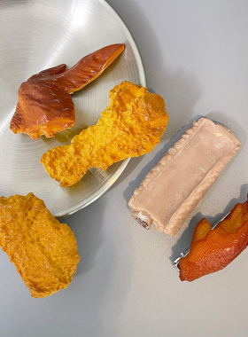 网红趣味搞怪美食仿真边夹