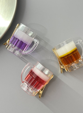 发夹塑料个性搞怪仿真酒杯有趣