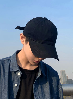 帽子男士硬顶ins网红夏季鸭舌帽